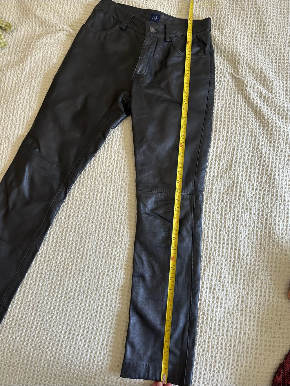 GAP Black Leather Pants